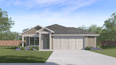 Abbot Floorplan in Kyle, Texas