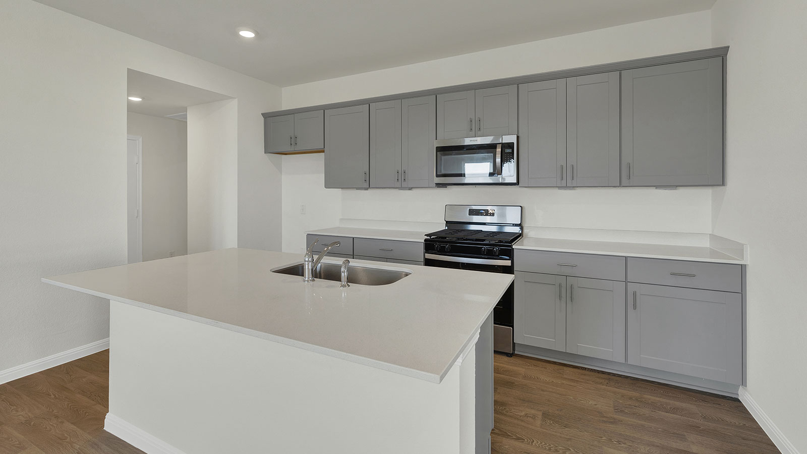 kitchen with whirlpool appliances