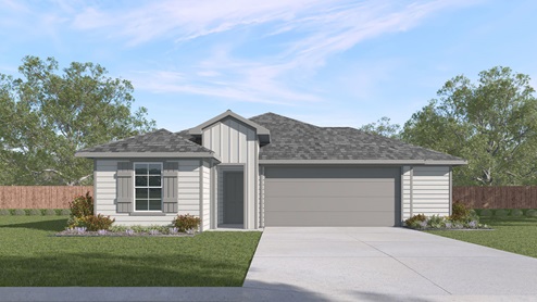 light farmhouse home Caden plan
