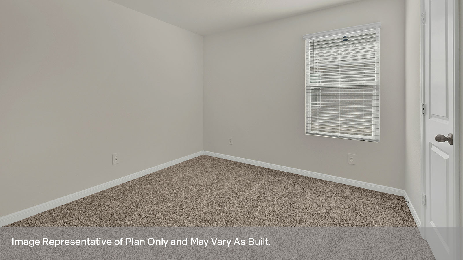 Bedroom and closet with carpeting and one window.