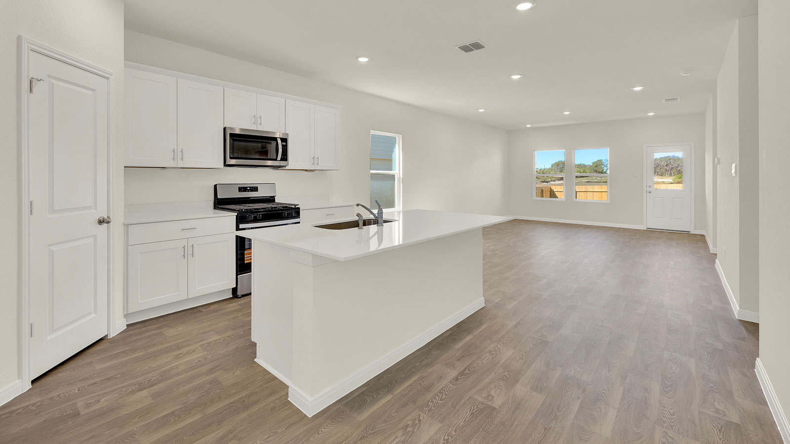 Kitchen Dining Living