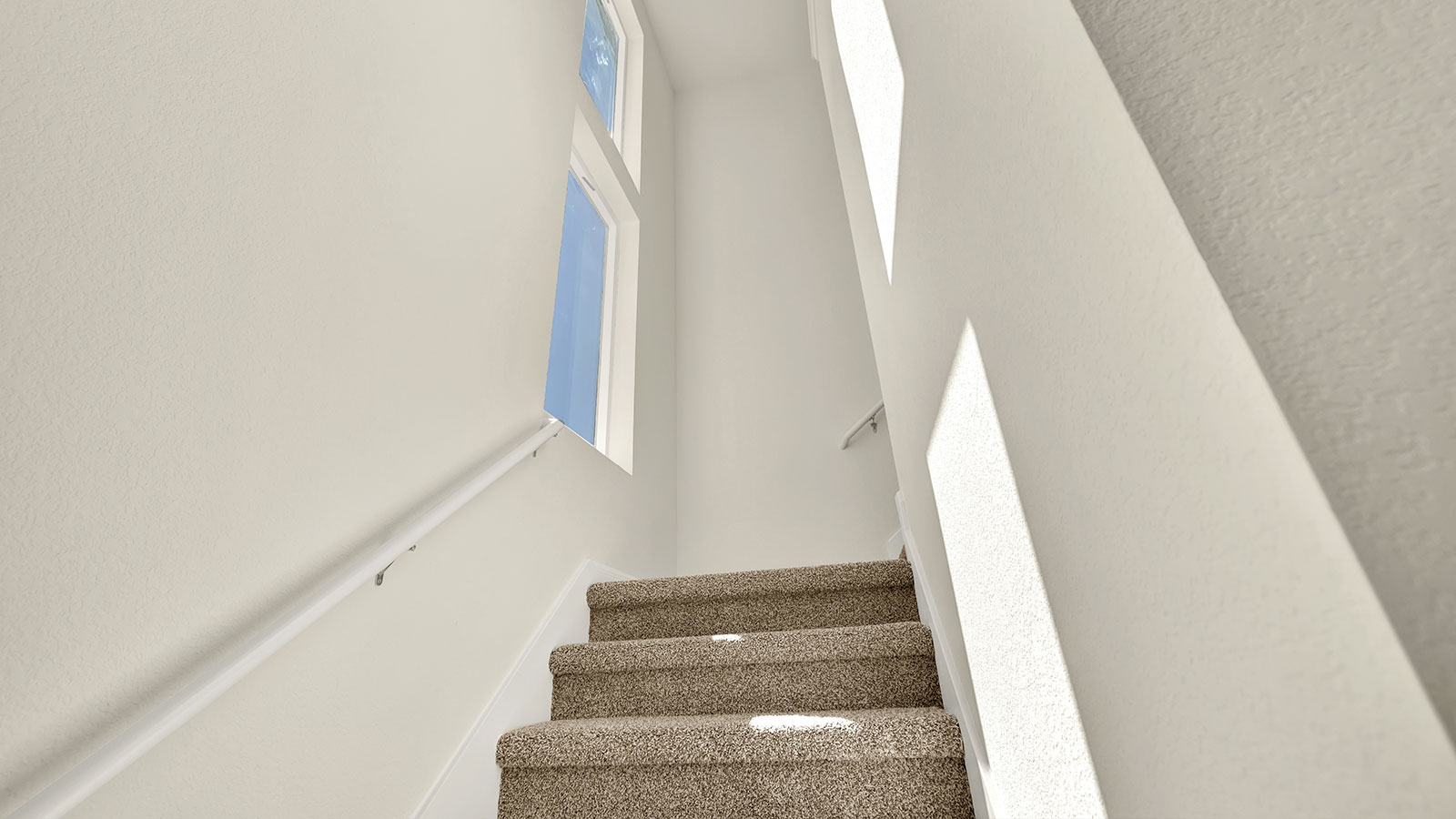 Staircase leading to the second floor