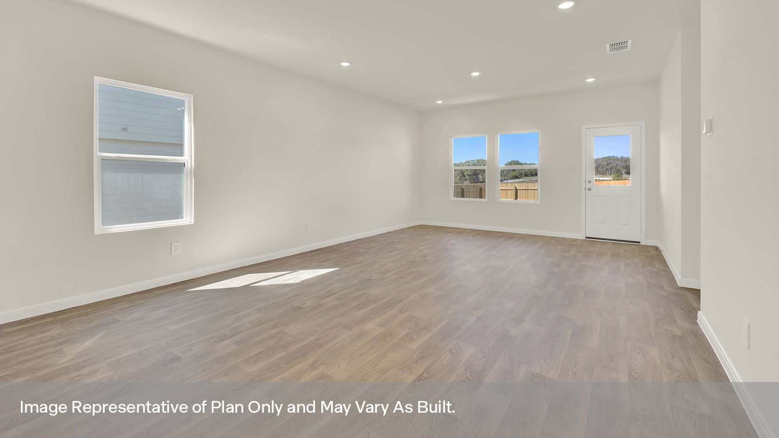 Dining and living room