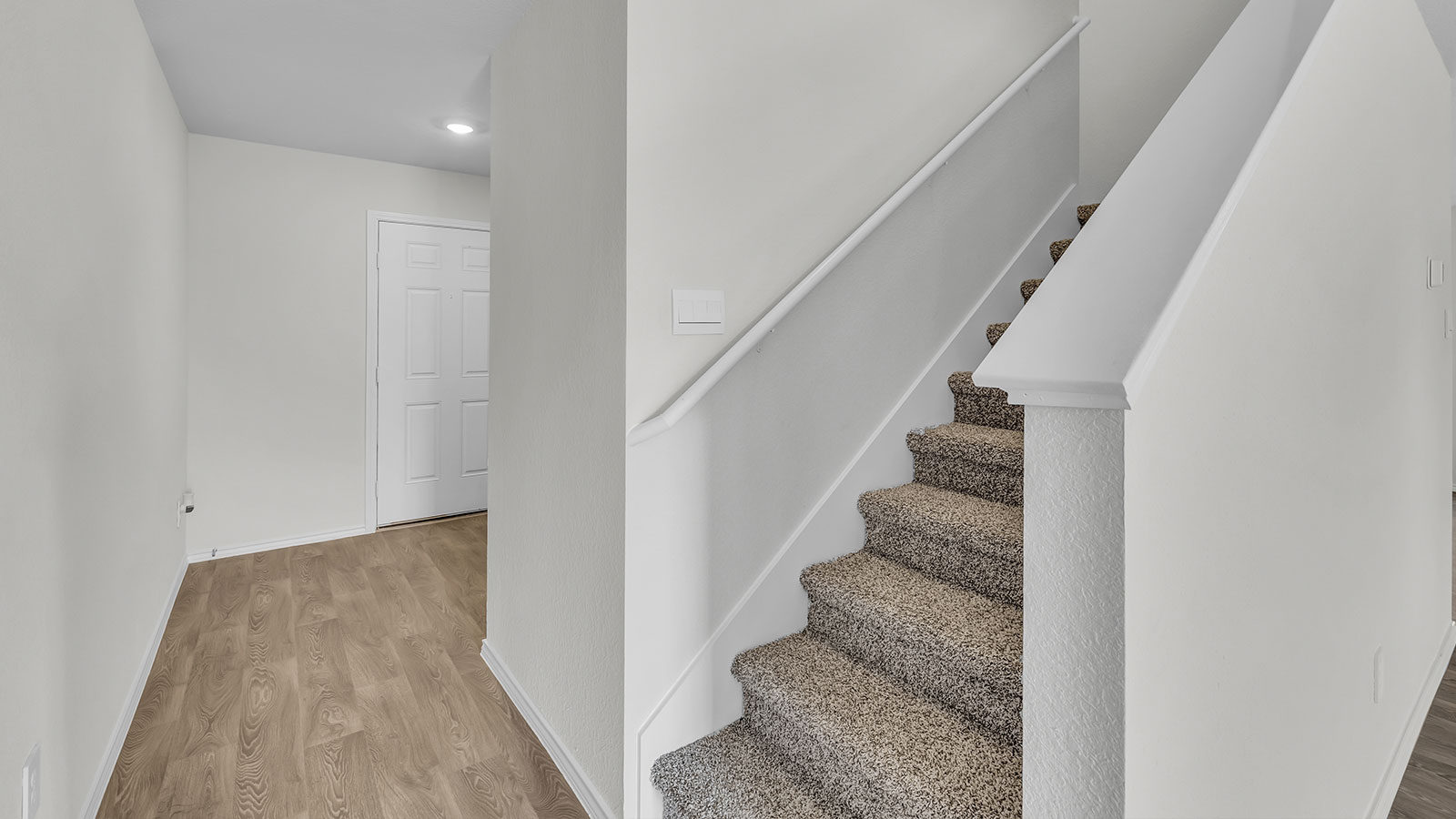 Staircase leading to the second floor