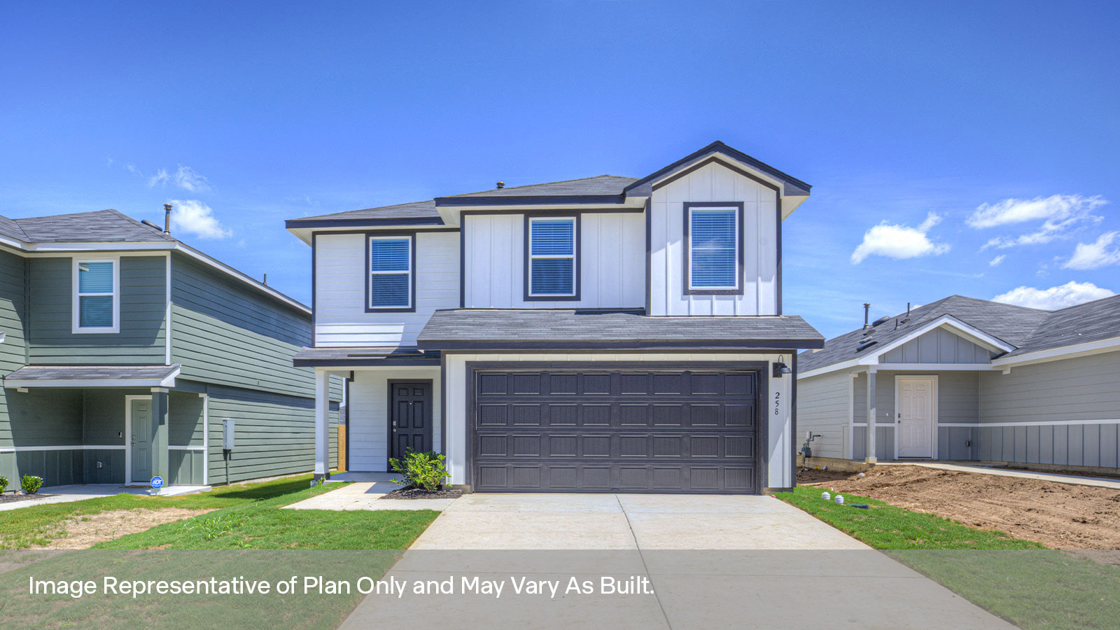258 Surrey Oaks exterior — The Franklin in Sunset Oaks