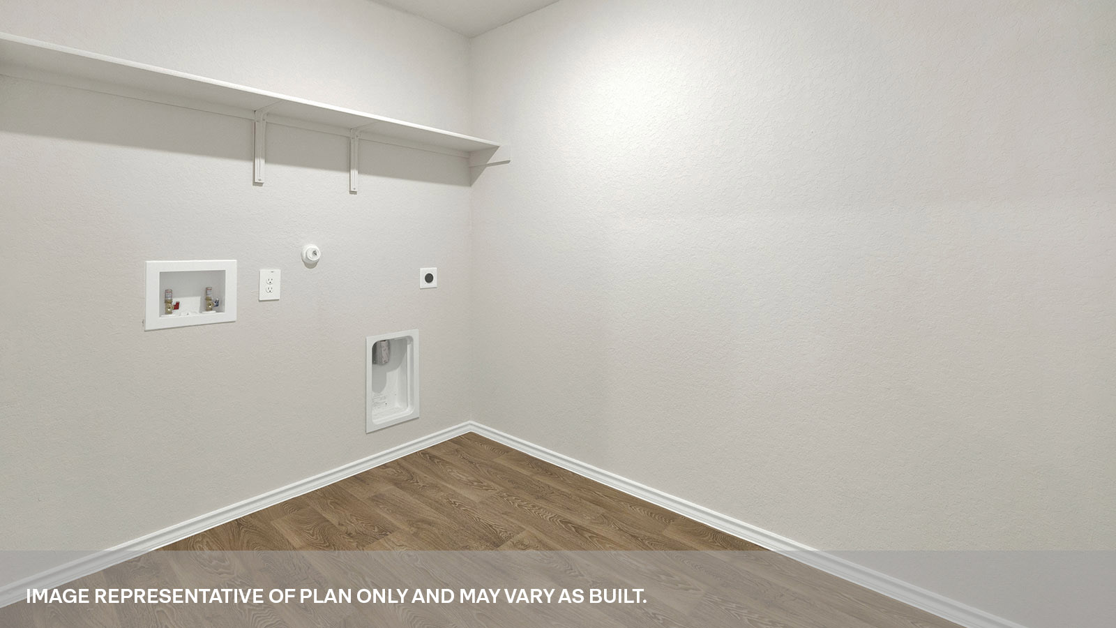 Laundry room with washer/dryer connections.