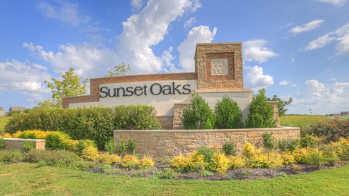 Sunset Oaks Community Monument.