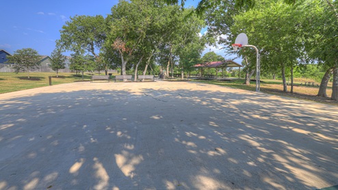 Sunset Oaks basketball court.