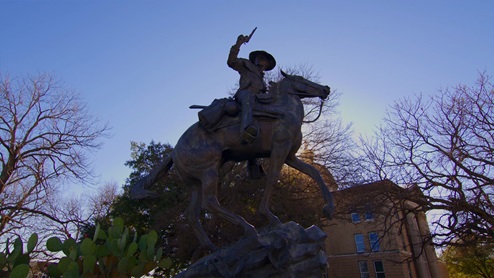 John C Hays Statue in San Marcos