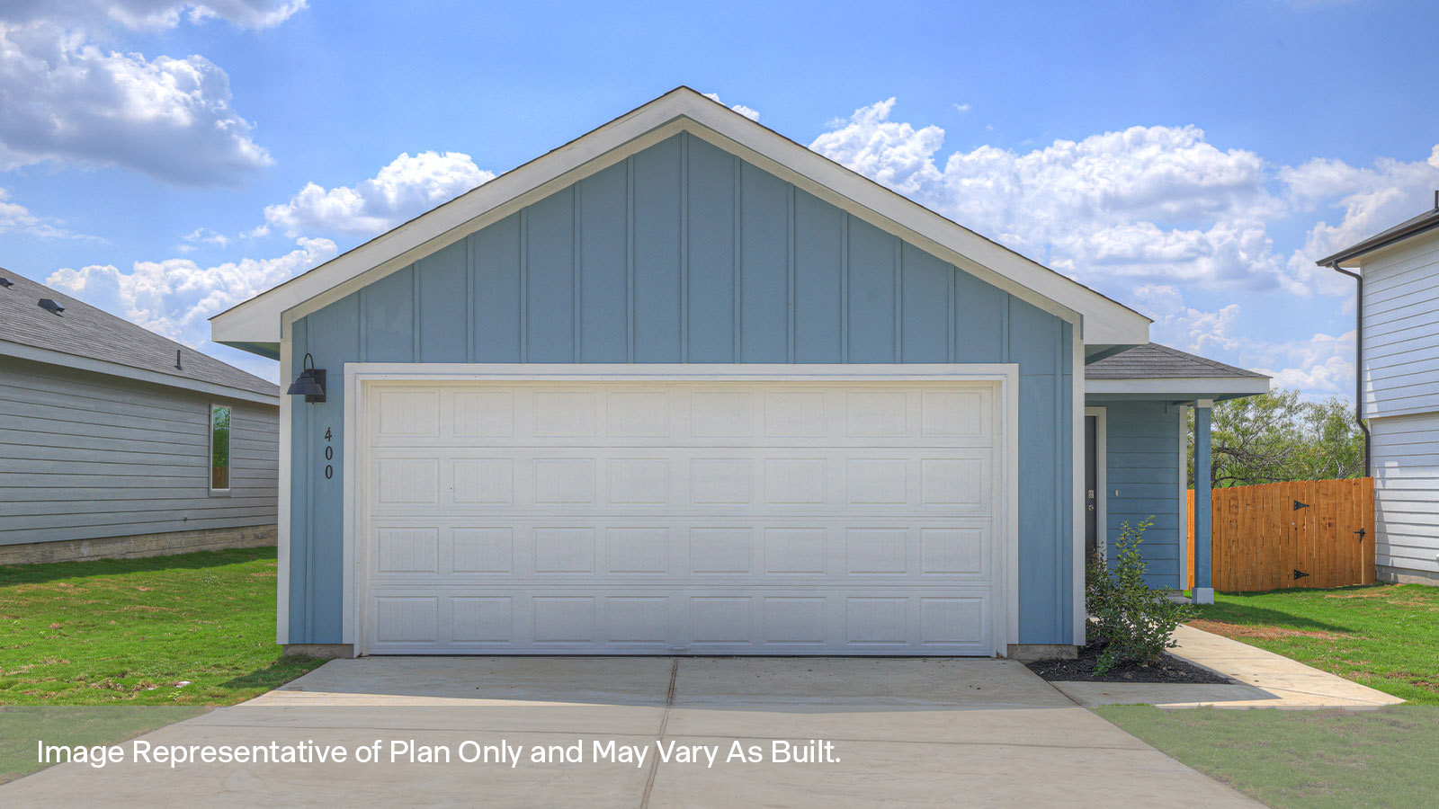Barton floorplan K elevation.