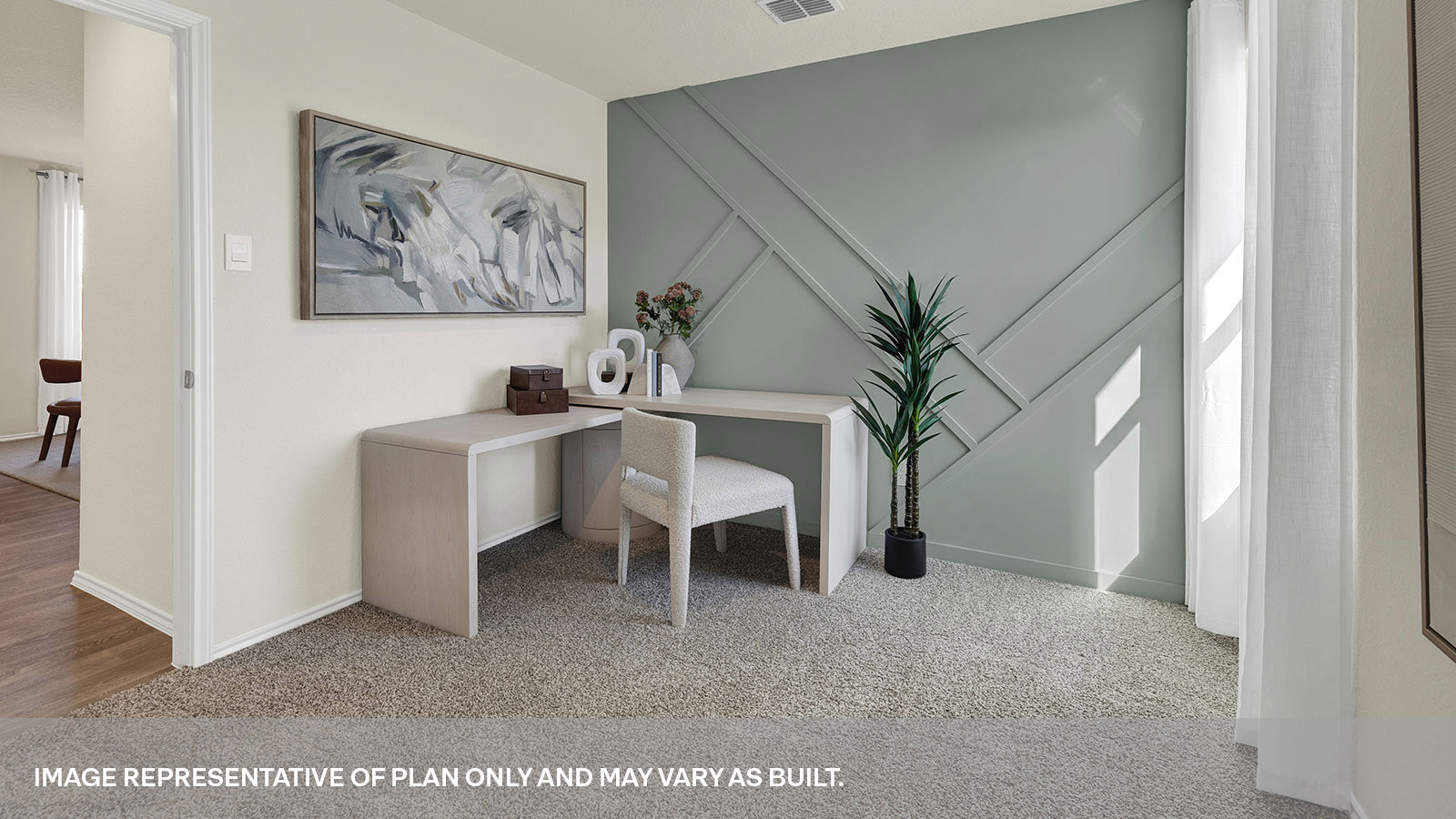 Bed 2 with a window and a closet