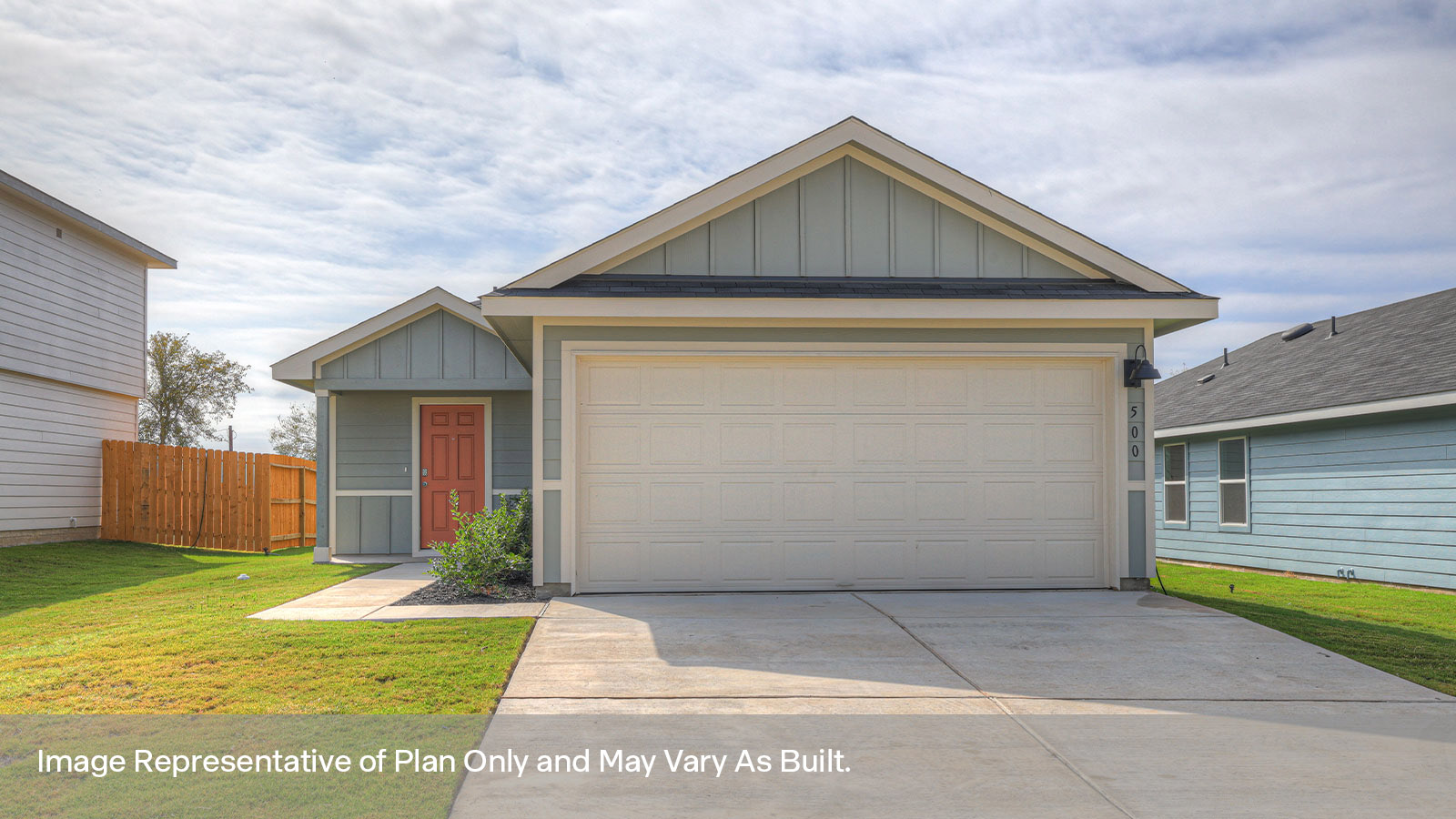 Emma floorplan K elevation exterior photo.