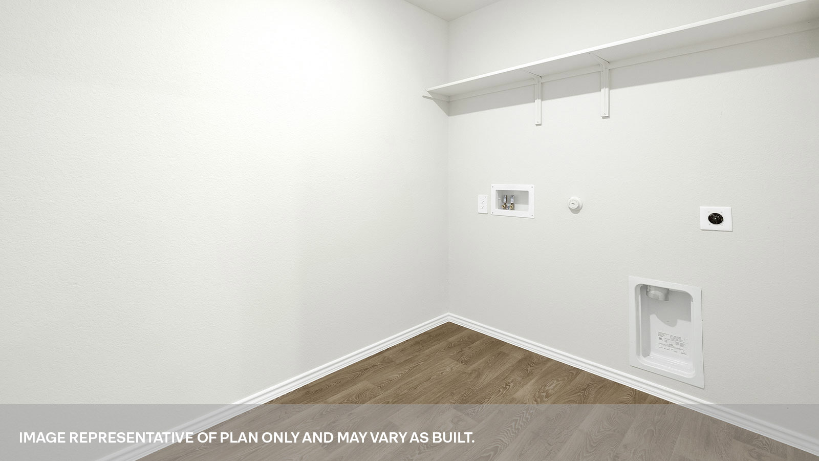 Laundry room with washer/dryer connections.