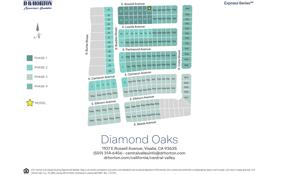 Static Lot Map