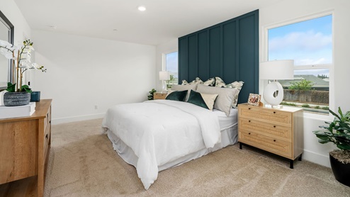 Sparrow spacious primary bedroom with natural light