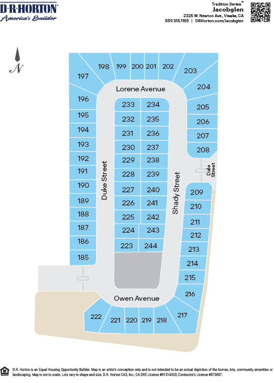 Static Lot Map
