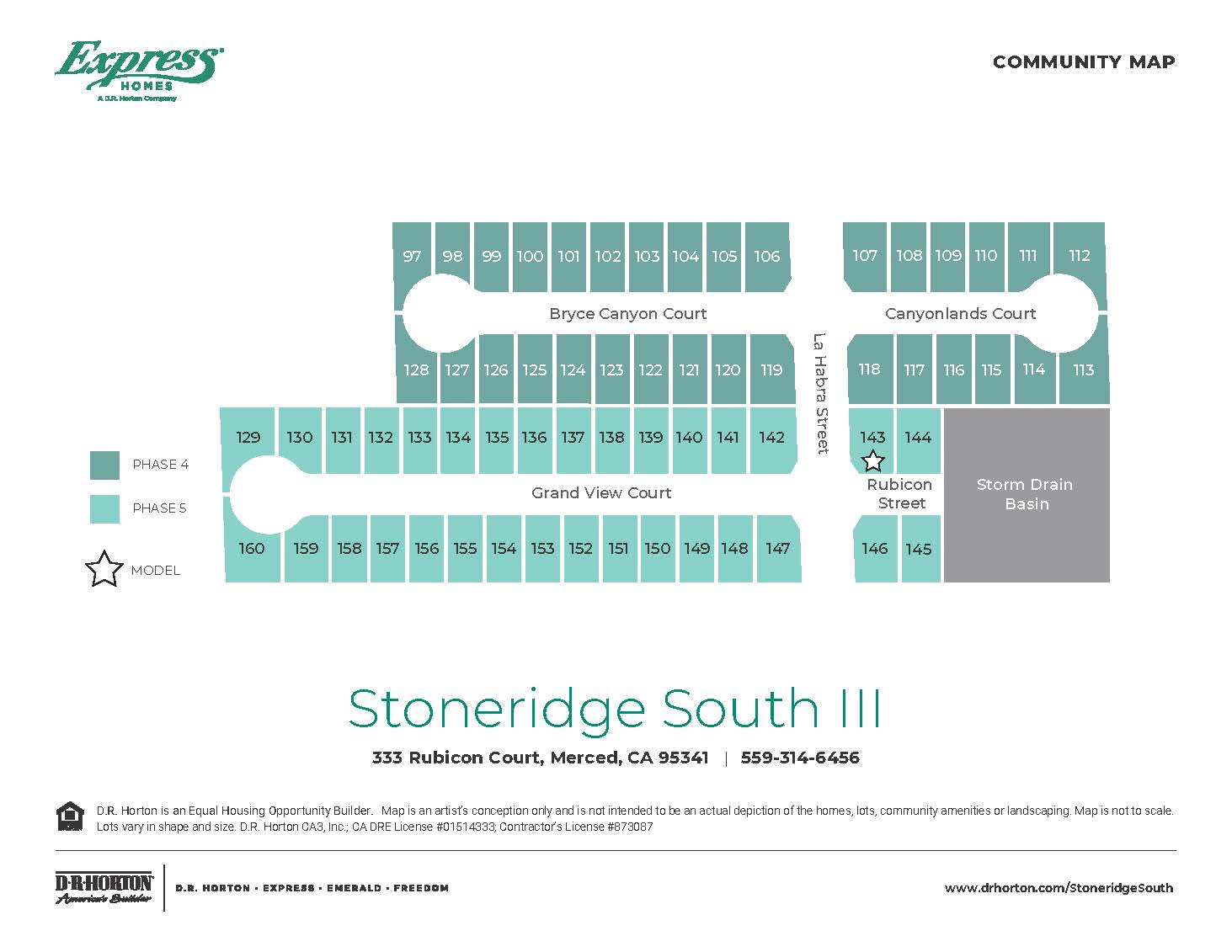 New Homes in Stoneridge South Merced, CA D.R. Horton