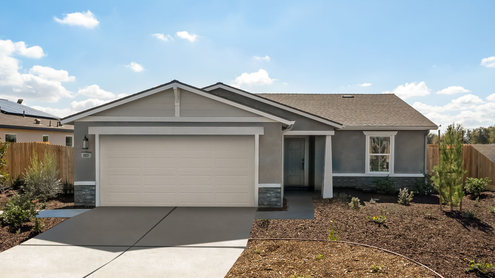 exterior photo of the madison craftsman model home