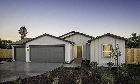 Adams home exterior with 3-car garage