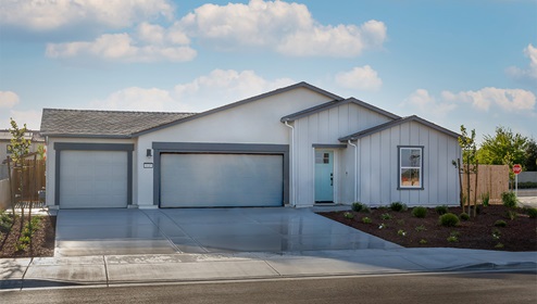 Oriole model with 3 car garage