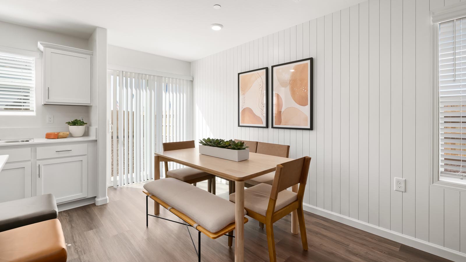 dining room with table and seating