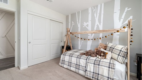 kids bedroom in the coolidge model