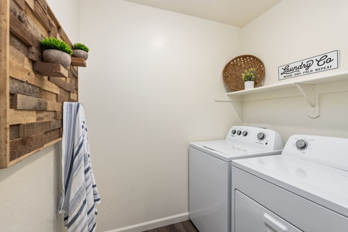 Functional laundry room