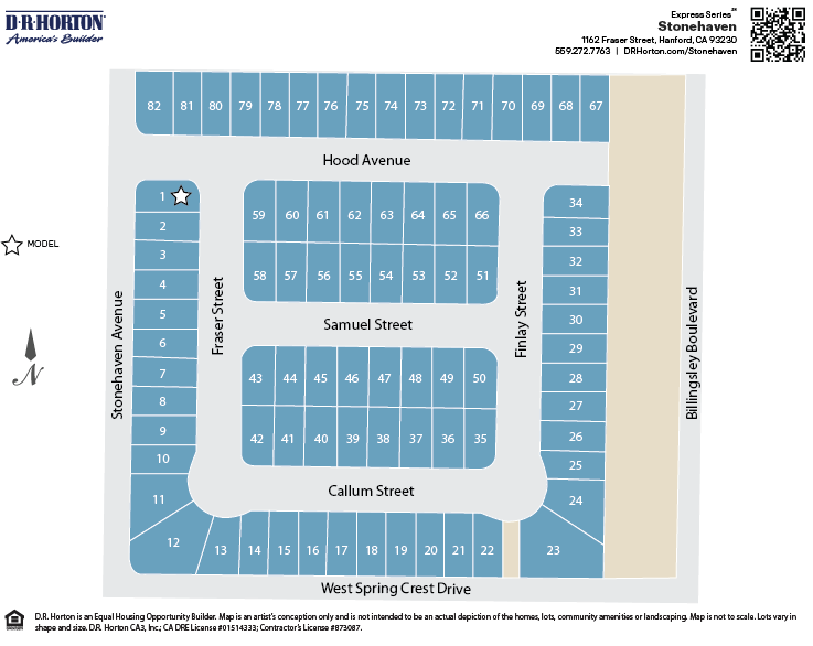 Static Lot Map