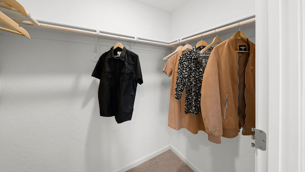 walk-in closet off the primary bedroom