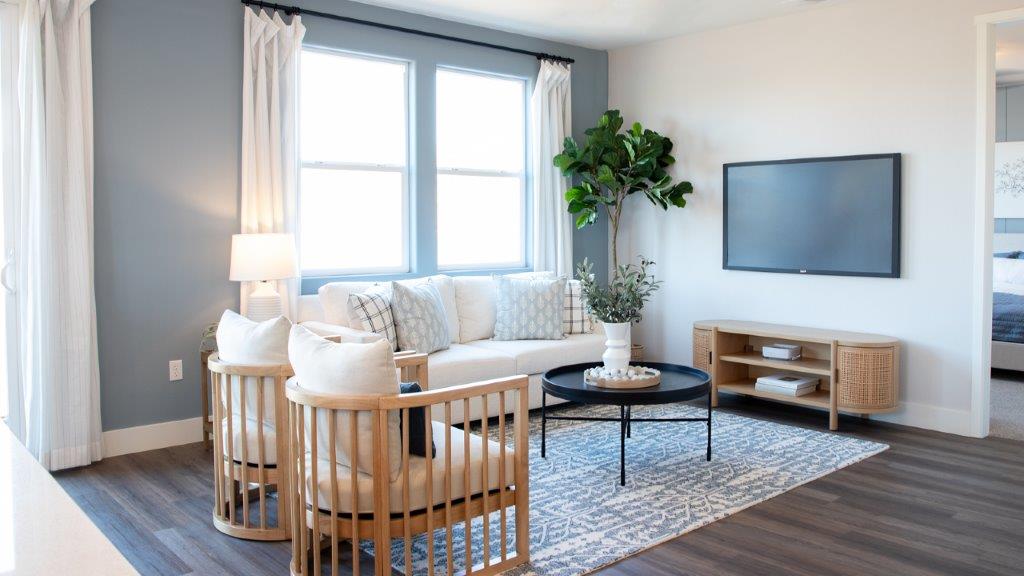 open concept living room