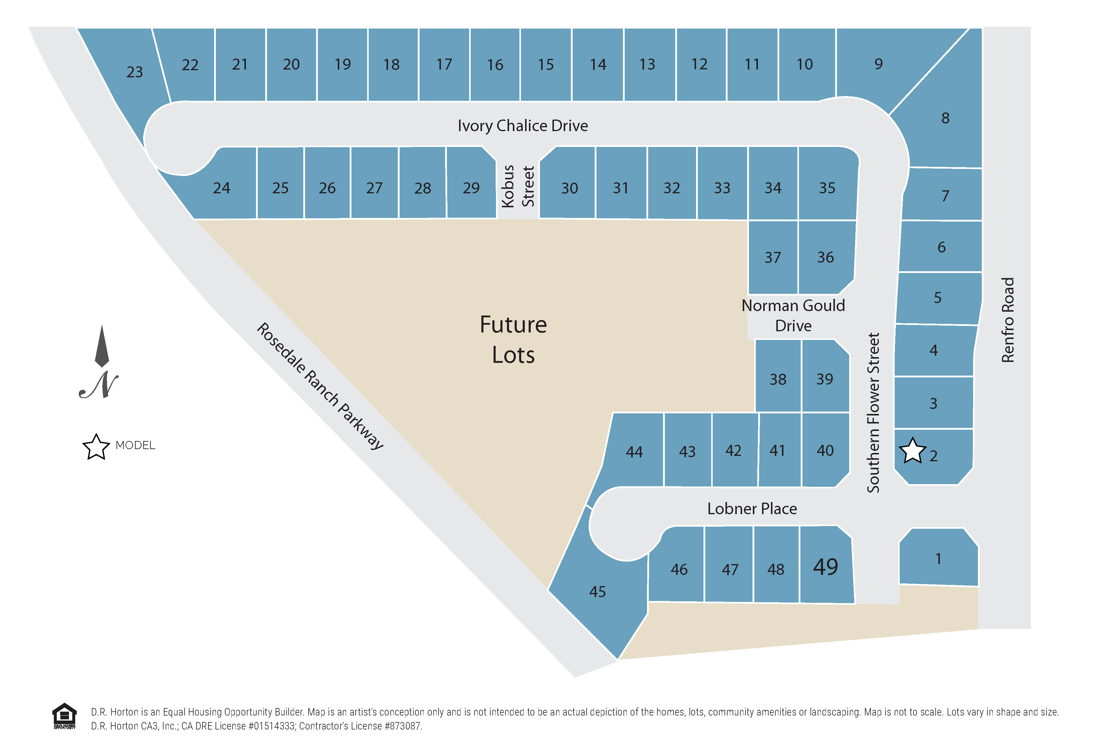 Static Lot Map