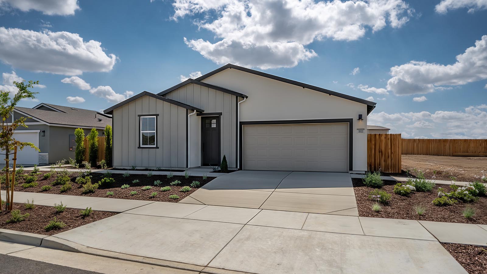 Exterior photo of one story home