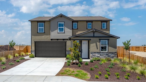 Photo of two story Craftsman style home