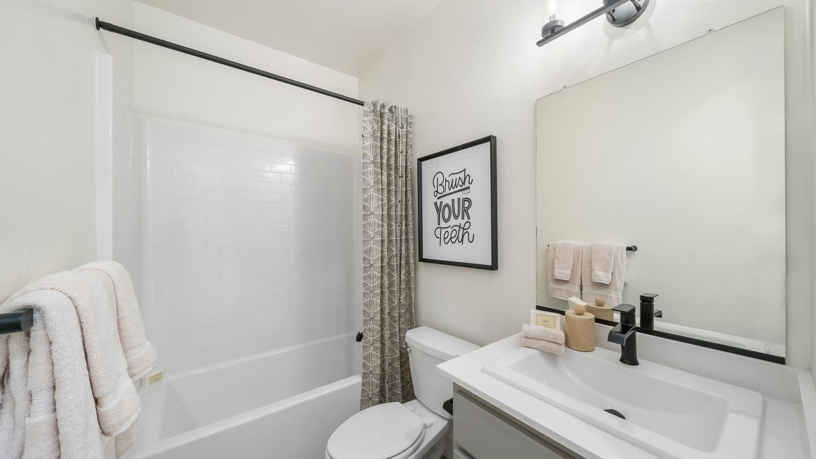 Interior photo of guest bathroom