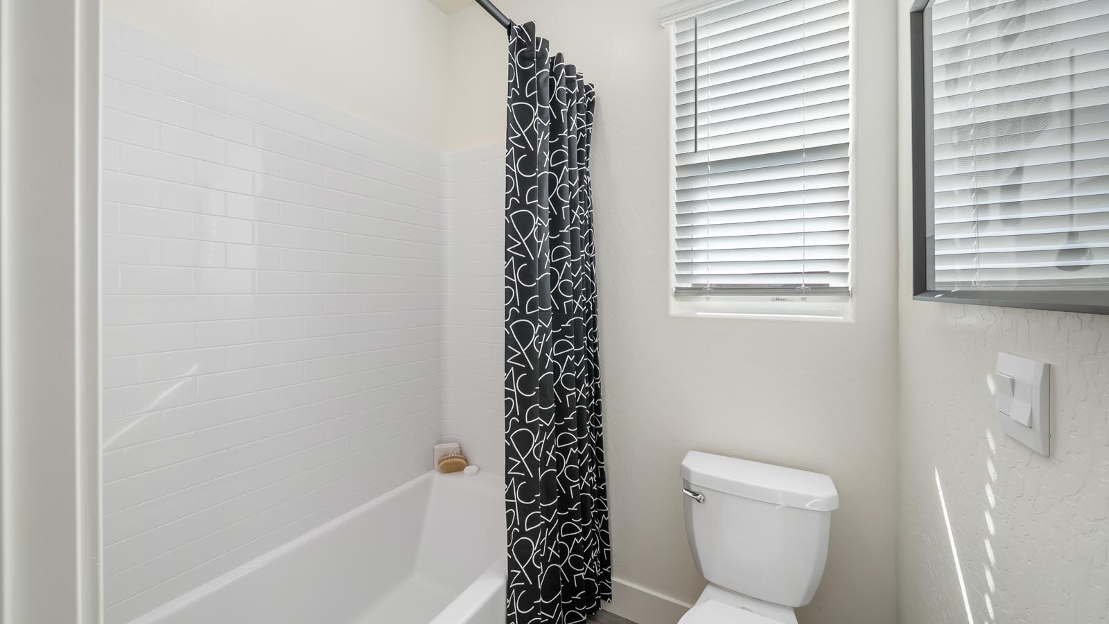 Interior photo of guest bathroom