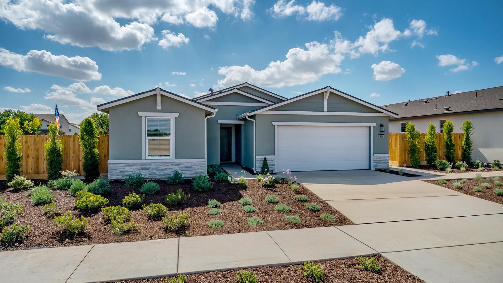 Exterior or our Adams floorplan.