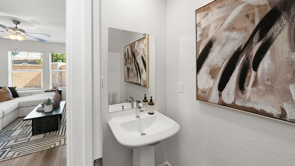 Downstairs bathroom.