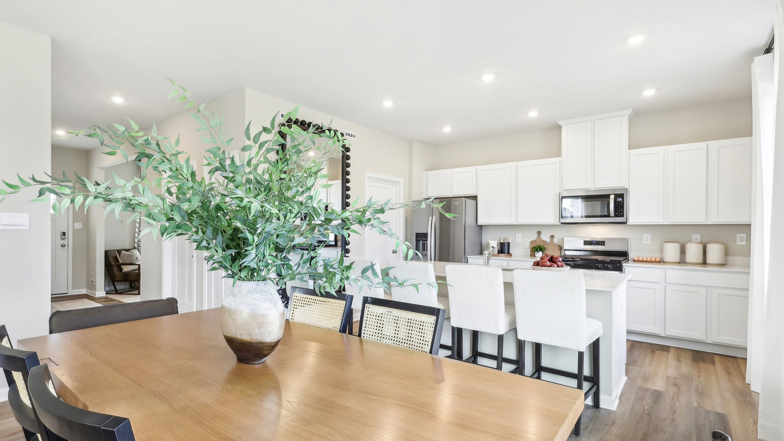 Dining area off of kitchen