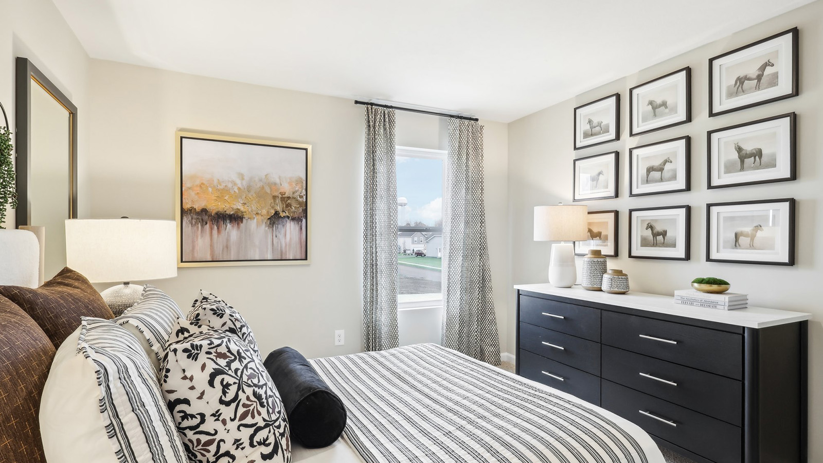 larger secondary bedroom with window