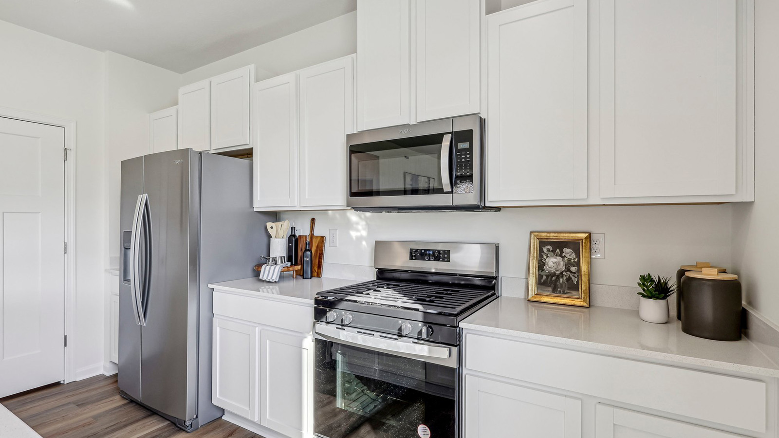 kitchen with stainless steel appliances