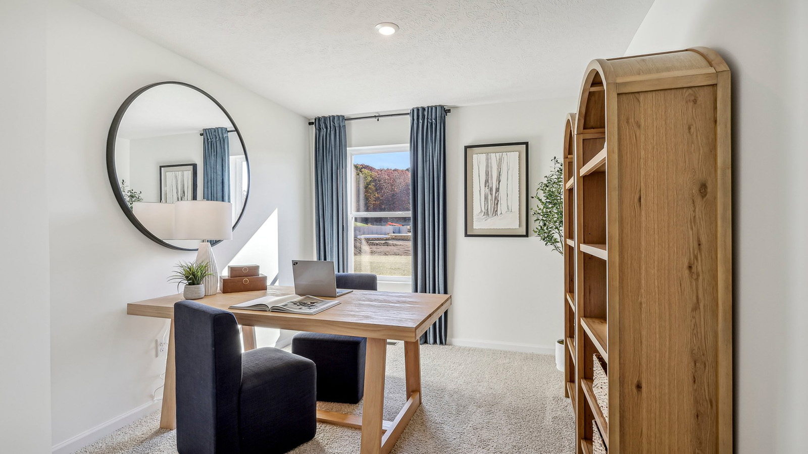 Secondary bedroom as an office