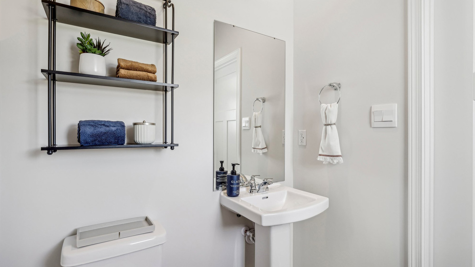 First floor powder room