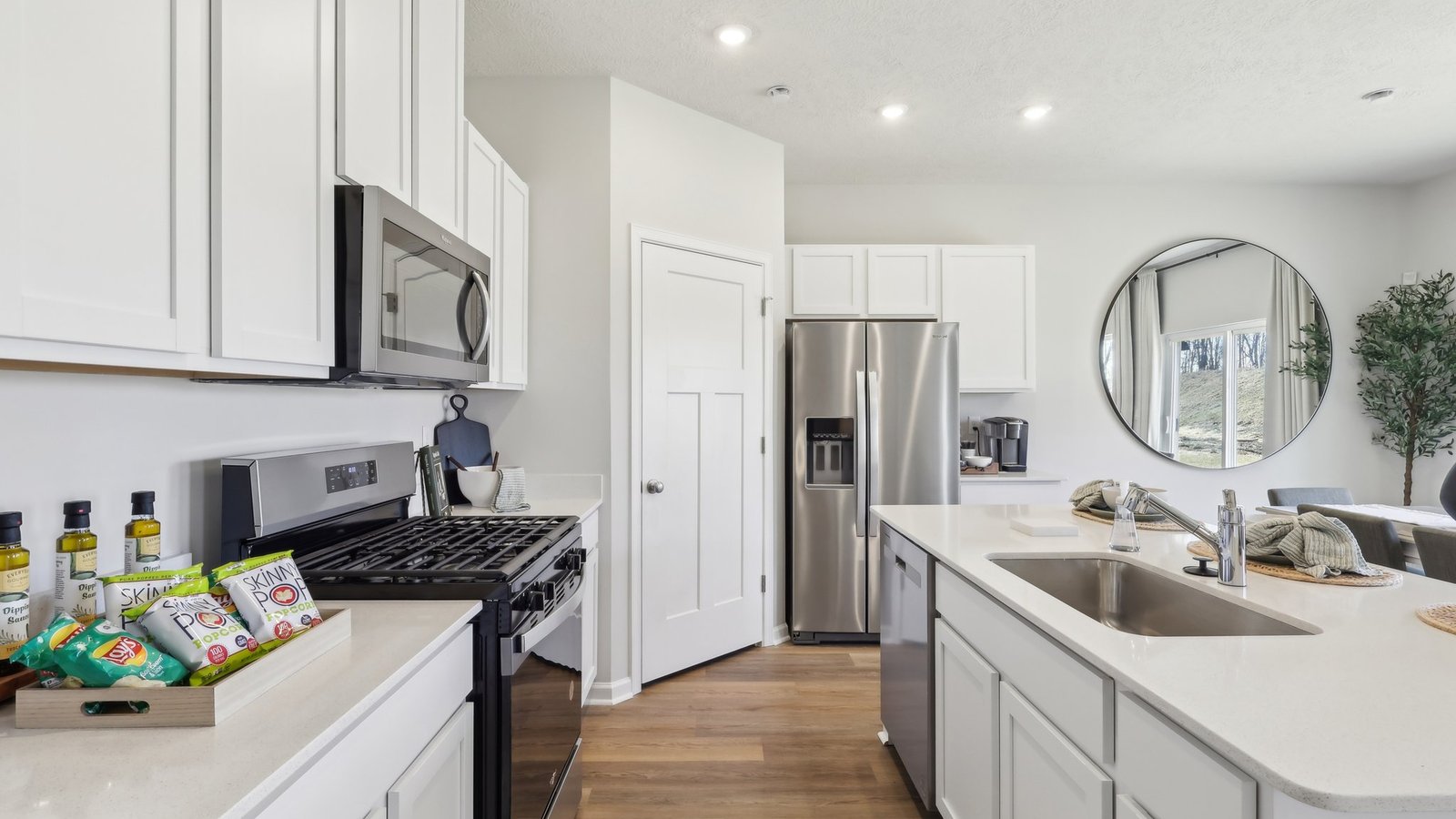 Kitchen with pantry