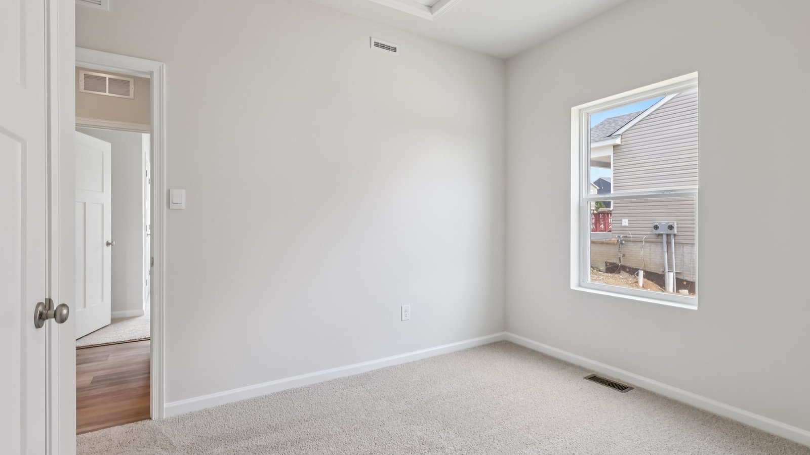 Secondary bedroom with window