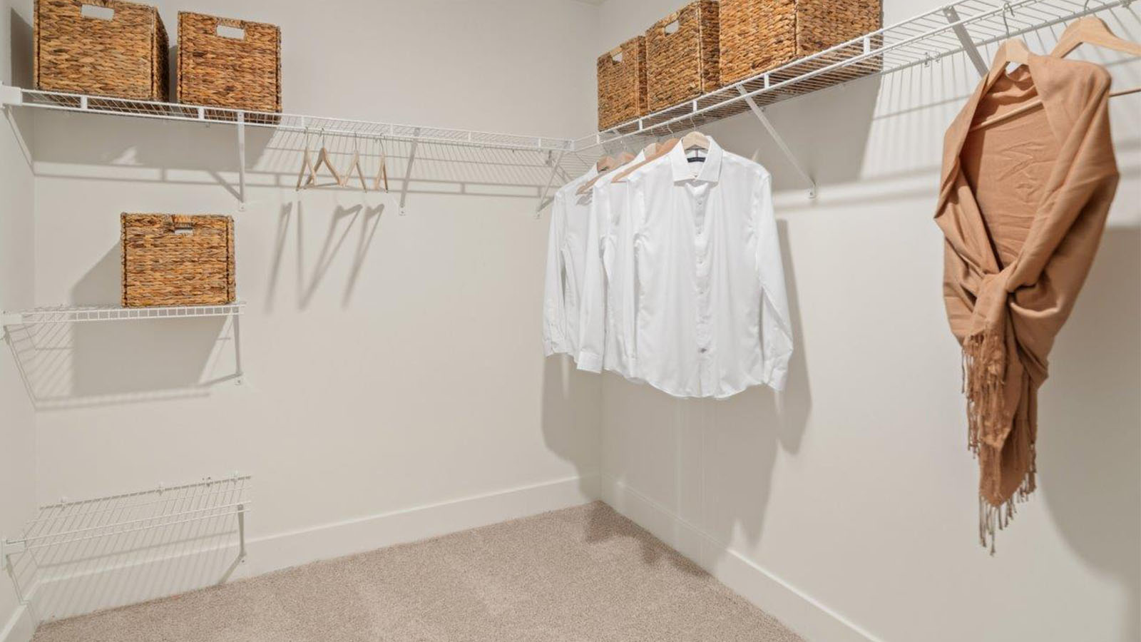 Primary walk-in closet