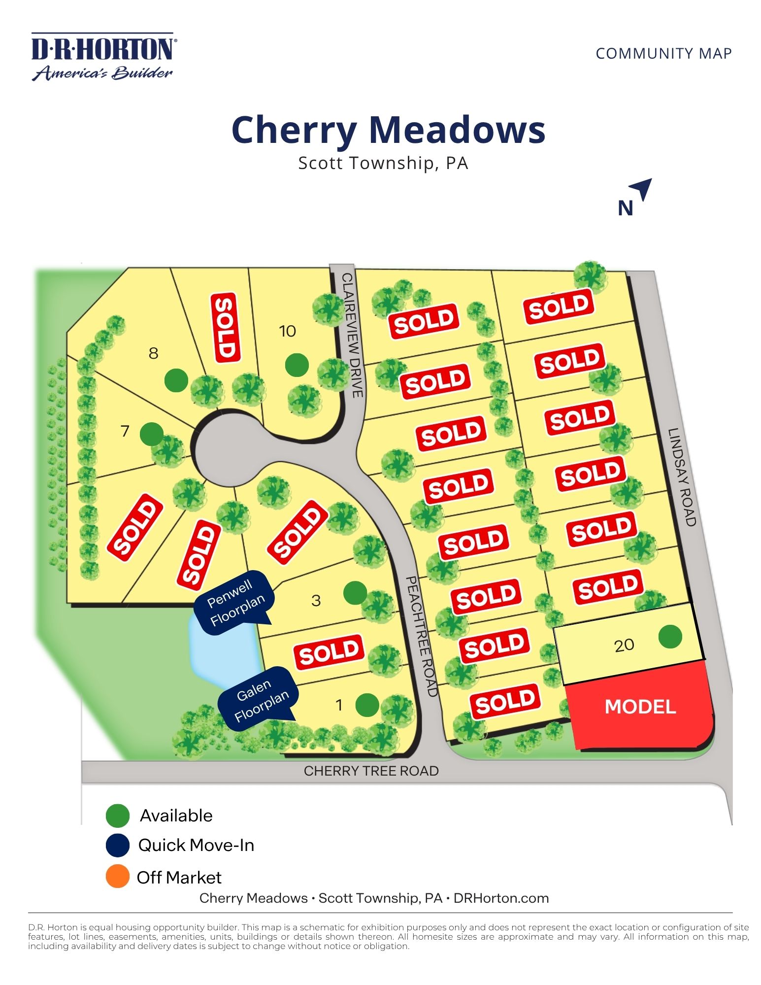 Static Lot Map