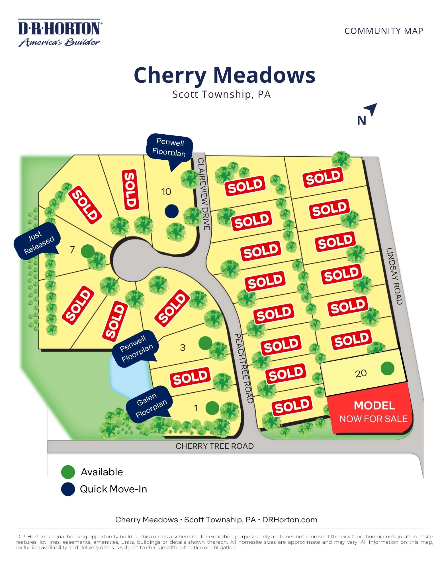 Static Lot Map