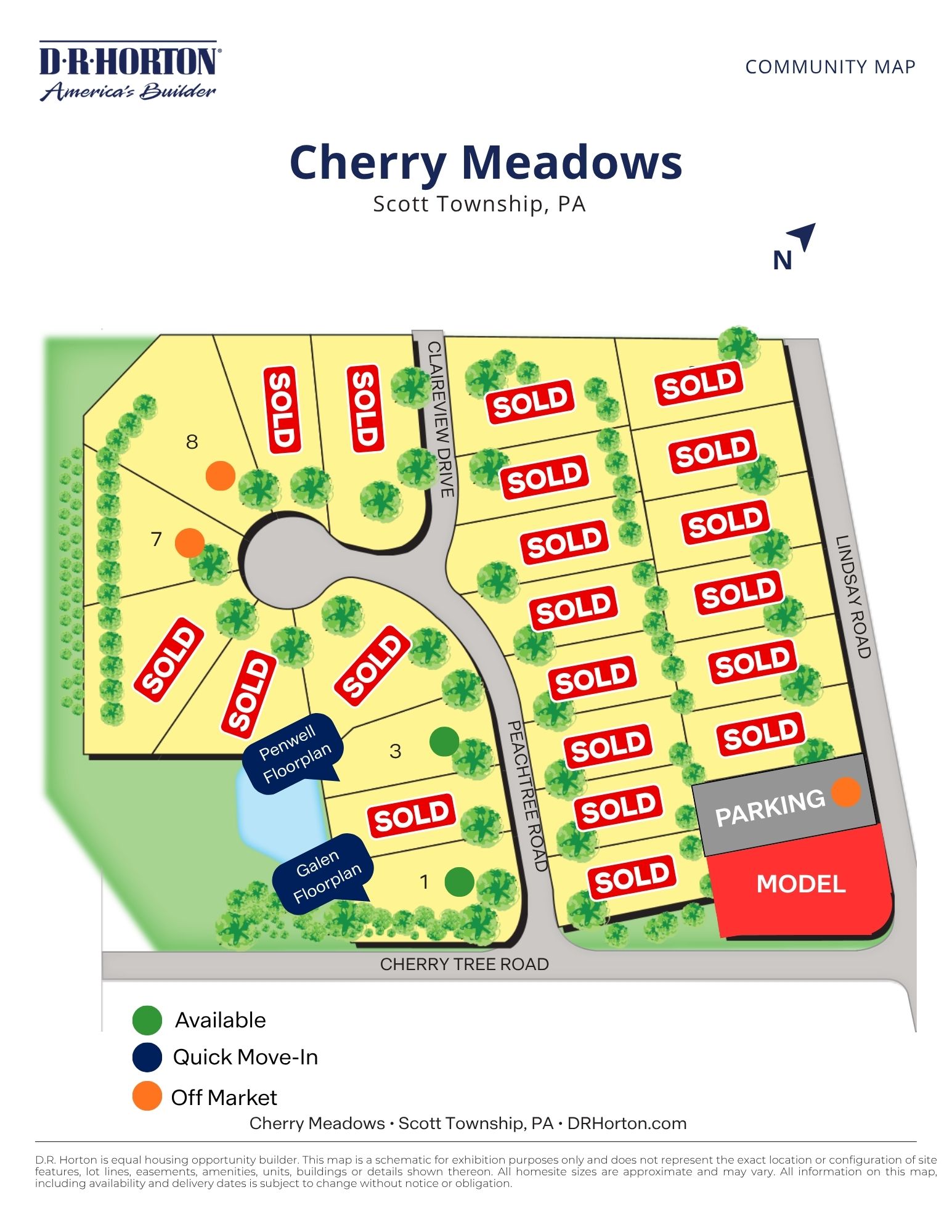 Static Lot Map