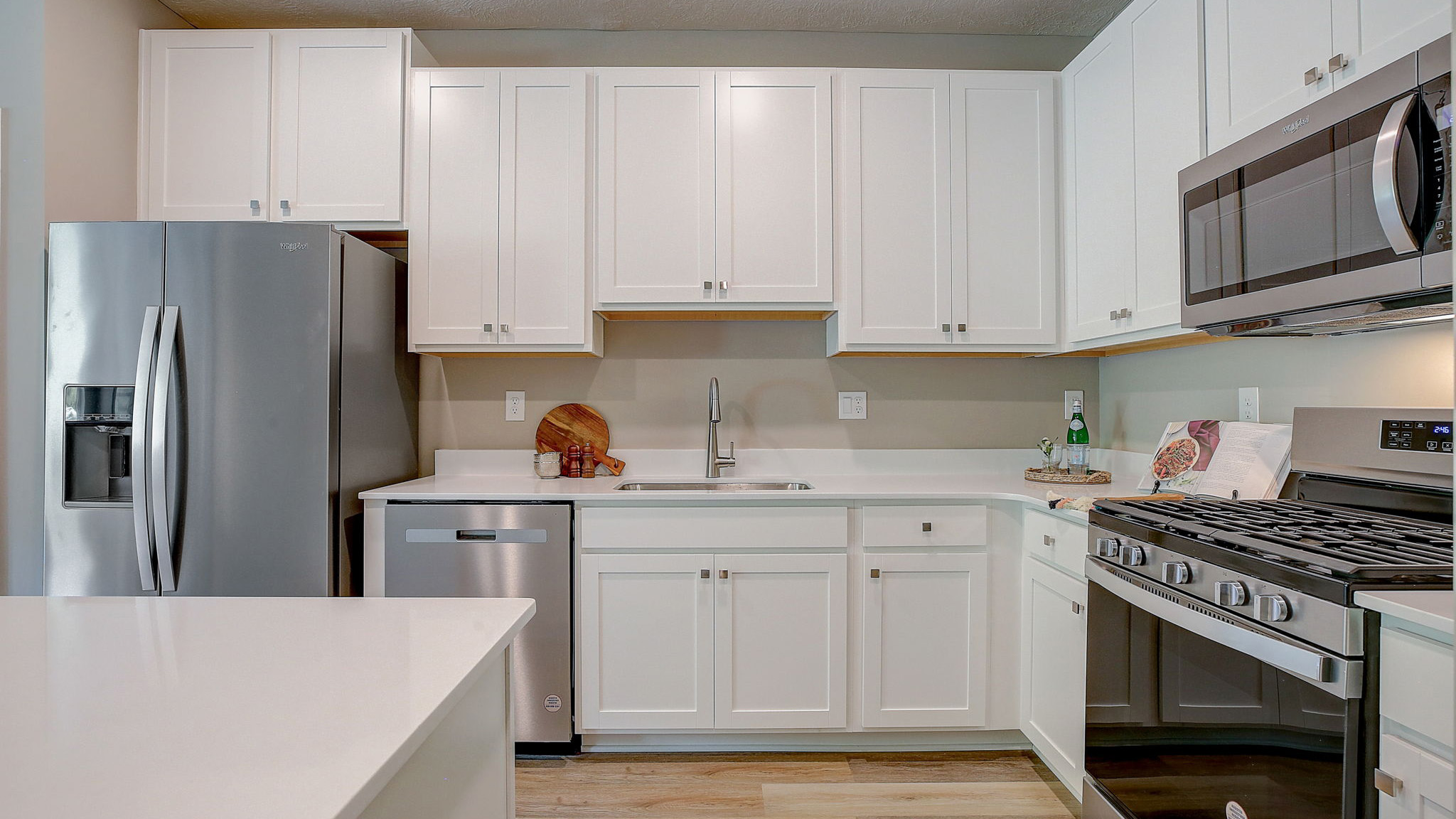 kitchen with stainless steel appliances