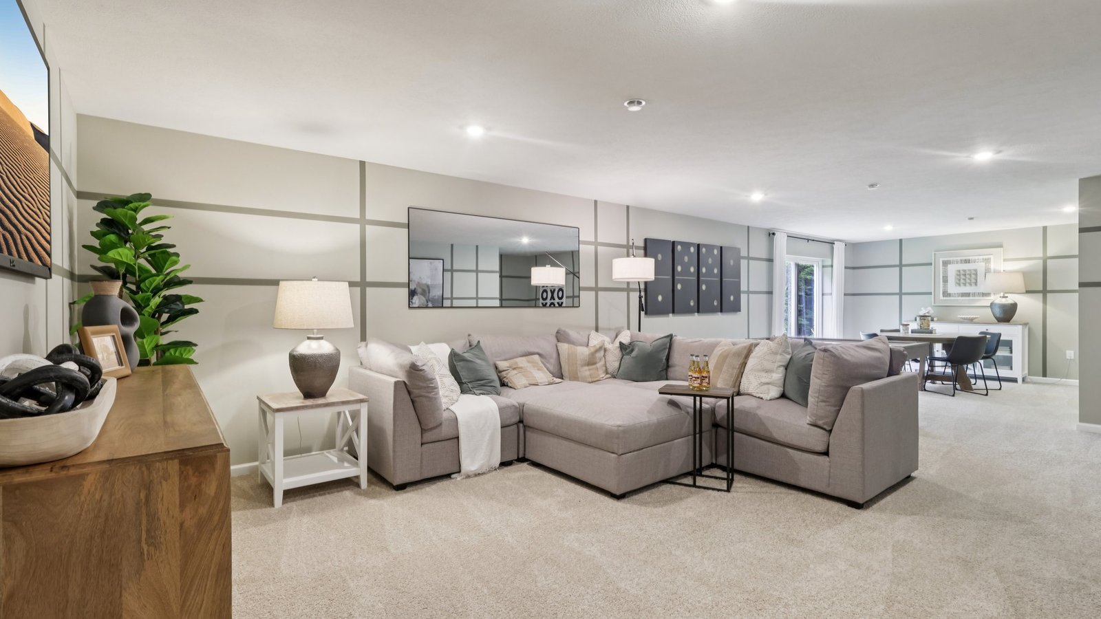 Finished basement